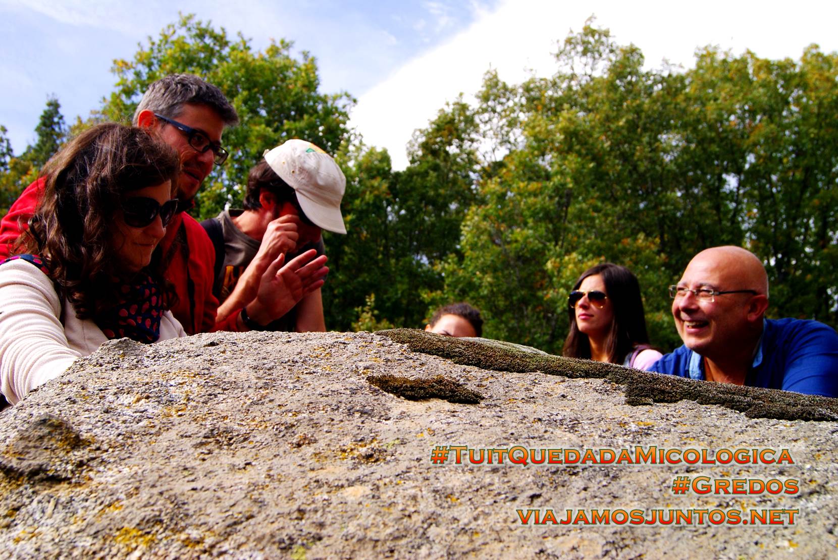 Piedra sagrada, Hoyocasero, Gredos, durante la #TuitQuedadaMicologica