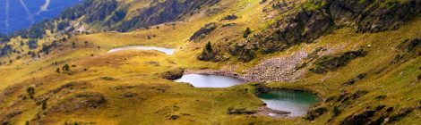 Tres lagos en el trekking por Andorra, Pirineos, GRP
