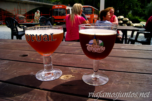 Omnipresentes cervezas de Bélgica. Flandes, Antwerpen, Brujas, Ghante