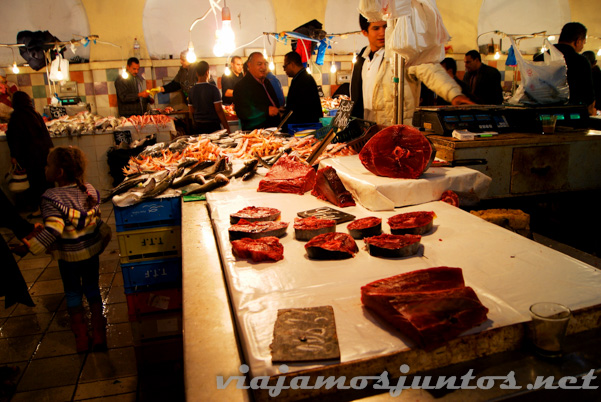 Mercado de Túnez: carne