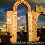 Vistas desde los tejados de Túnez; el palacete
