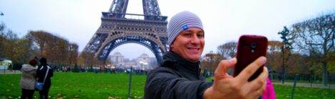 ¿Un selfie con la Torre Eiffel? París, Francia.