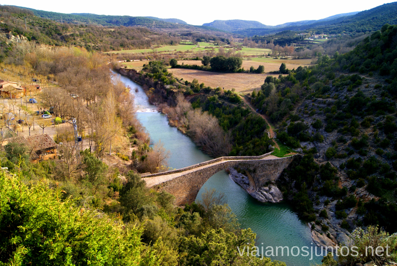 Vistas de la ruta Ruta circular Camping el Puente - Rodellar. Huesca, Aragón.