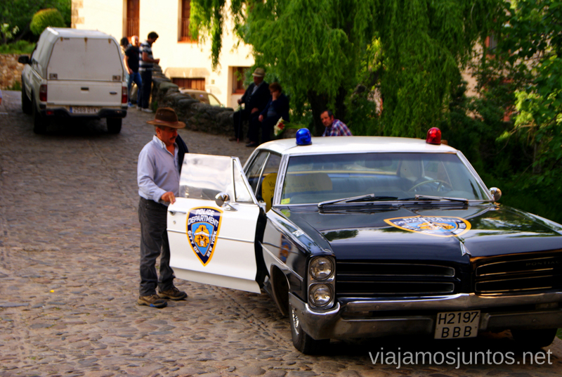 Coche de policía Hervás, Extremadura, que ver y hacer. Pueblos con encanto