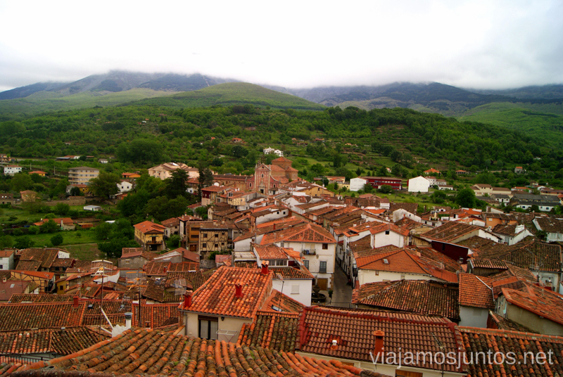 Vistas de Hervás desde la iglesia de Santa María Hervás, Extremadura, que ver y hacer. Pueblos con encanto