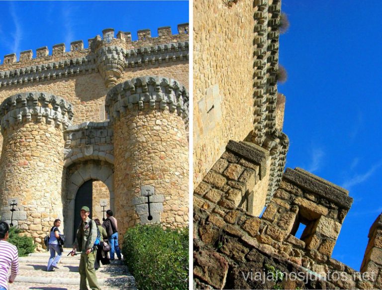La entrada del Castillo de los Mendoza hacer y que ver en la Pedriza, Parque Regional de la Cuenca Alta del Manzanares, y el Manzanares el Real