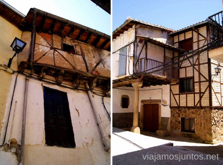 Arquitectura típica de la zona Ruta de mediodía al Monasterio de Yuste y pueblo-conjunto artístico Garganta la Olla, Extremadura