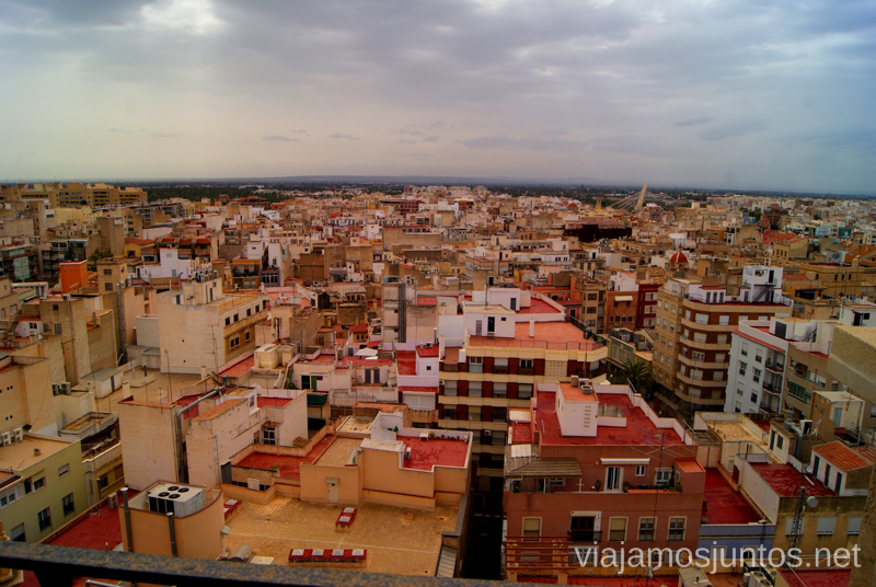 Elche desde las alturas Que ver y que hacer en Elche, Alicante, Valencia. Datos prácticos.
