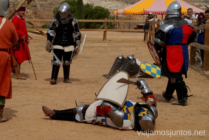 Han tocado suelo. Se acabó el juego I Torneo Internacional de Combate Medieval en el Castillo de Belmonte, Cuenca, Castilla-La Mancha #DesafioBelmonte