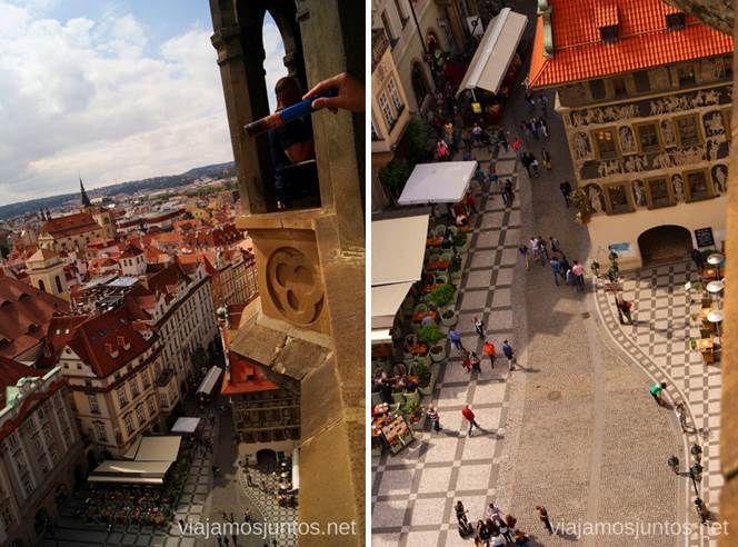 La Torre del Ayuntamiento de la Ciudad Vieja Vistas panorámicas de Praga, República Checa