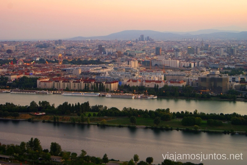 Vistas desde la Torre del Danubio Top visitas de Viena, Austria. Que ver y hacer en Wien