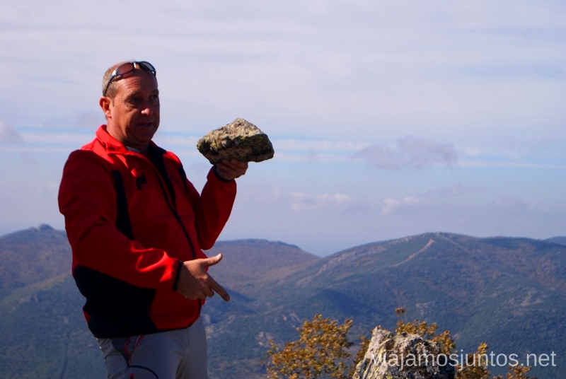 Explicaciones sobre la relación piedra - agua Descubriendo el Edén de la Mancha, el parque natural del Valle de Alcudia y Sierra Madrona