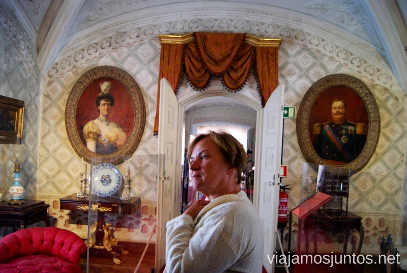 El interior del Palacio Da Pena Que ver en Sintra, nuestro itinerario de un día por los parques y palacios #ViajarConSuegra