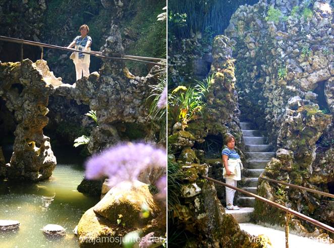 Sube, baja, entra, sal - disfruta de Quinta de la Regaleira Que ver en Sintra, nuestro itinerario de un día por los parques y palacios #ViajarConSuegra