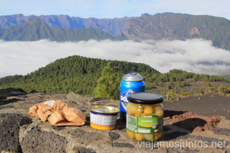 Almuerzo con vistas a la Caldera de Taburiente Qué y dónde comer en la Palma, Islas Canarias #laPalmaJuntos