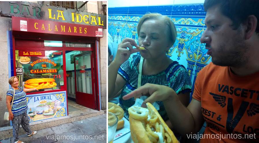 ¿Te apetece un bocata de calamares en Madrid? Que hacer en Madrid una tarde