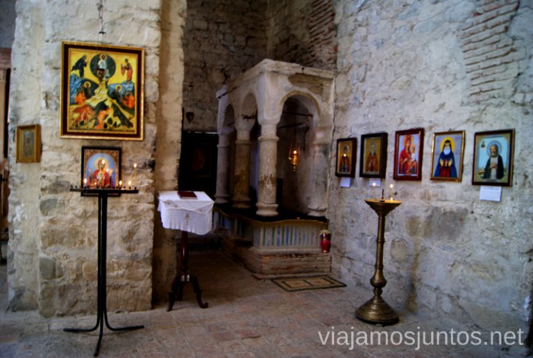 Interior del Monasterio de Ikalto, Georgia Qué ver en Telavi, Georgia, y los alrededores
