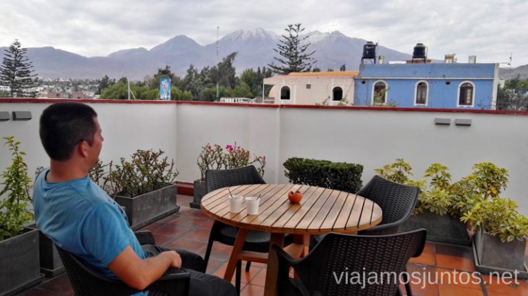 Impresionantes vistas desde la azotea de Casa Andina Arequipa Hoteles Casa andina por Peru #PerúJuntos Perú