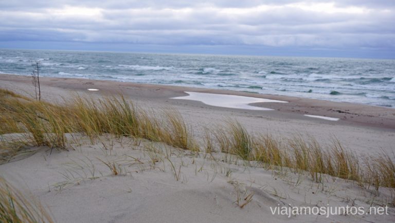 Playas de Curlandia. Viajar a Países Bálticos en invierno.
