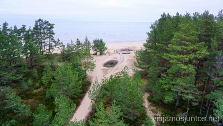 Mirador del Cabo de Kolka. Viajar a Países Bálticos en invierno.
