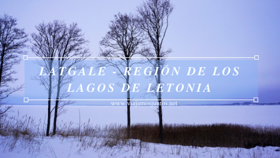 Latgale - región de los lagos de Letonia, Países Bálticos en invierno.