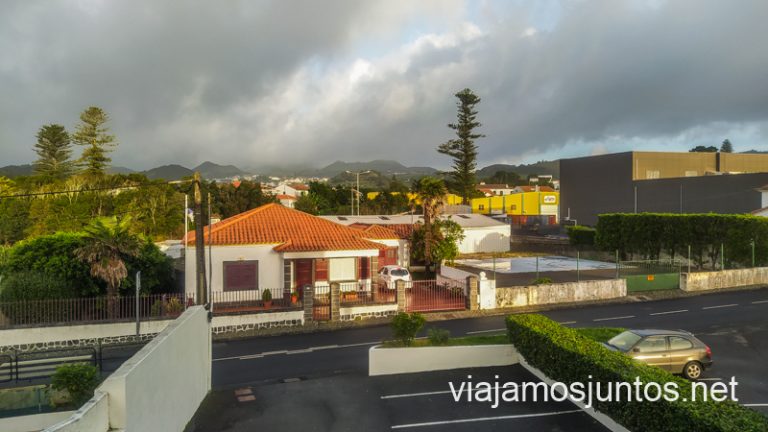 Vistas a Sete Cidades desde CFS Azores Guest House, São Roque, Ponta Delgada.