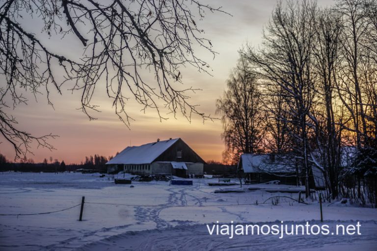 De camino a Voru, Estonia.