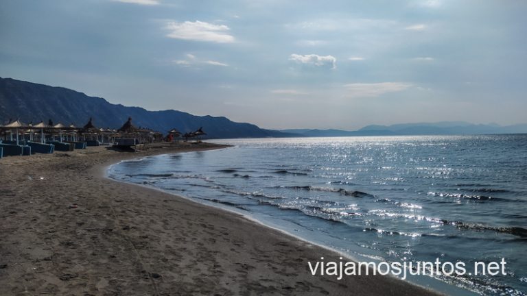 Velipoja Beach, en la Costa Adriática de Albania.