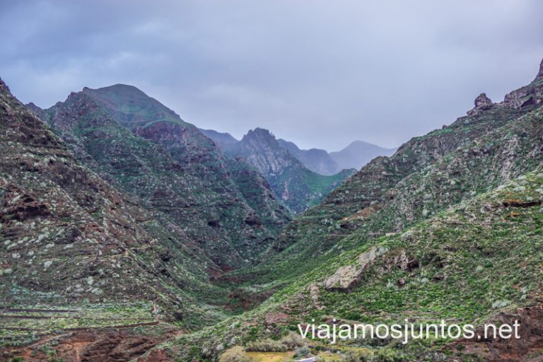 Parque Rural de Anaga desde la Punta del Hidalgo: un territorio misterioso.