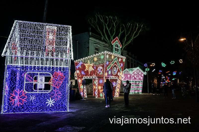Decoración navideña en La Laguna, Tenerife. Año 2022.