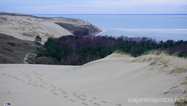 Istmo de Curlandia; dunas. Lituania