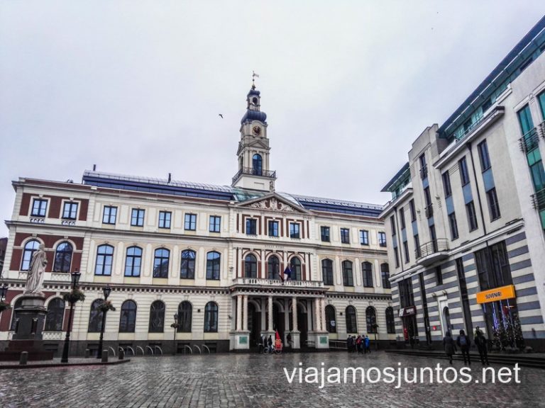 Ayuntamiento de Riga, La Capital de Letonia. Repúblicas Bálticas.