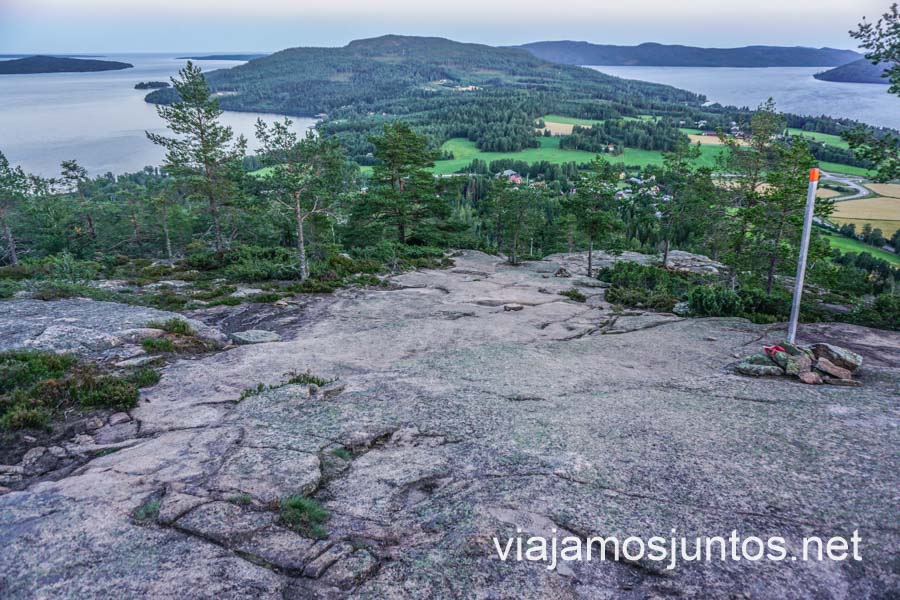 El paisaje accidentado de Höga Kusten, Costa Alta de Suecia que sigue en proceso de formación.