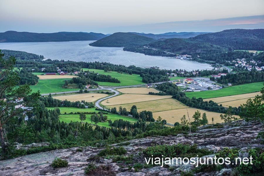 Bajada por la ruta Södra Bergsstigen.