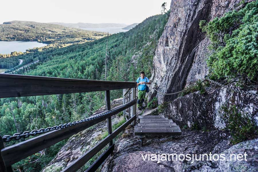 Ruta circular a la cima de Skuleberget.