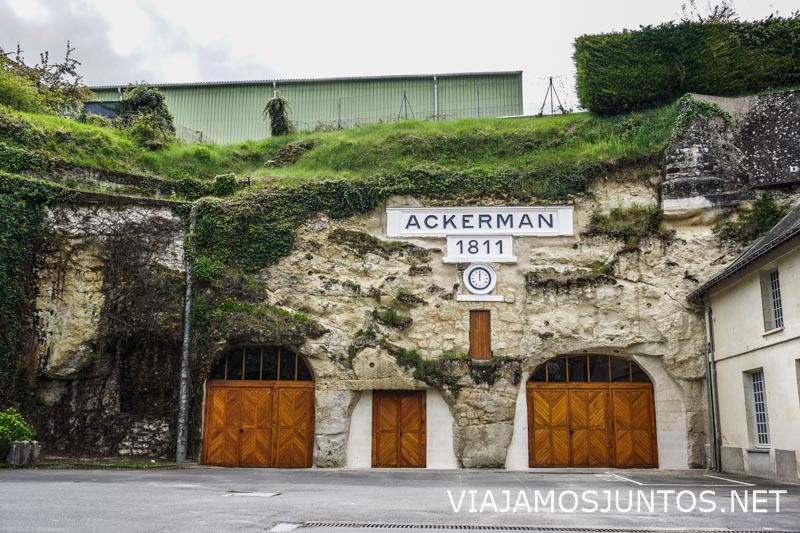 Bodega Ackerman, una de las más conocidas de Saumur y el Valle del Loira.