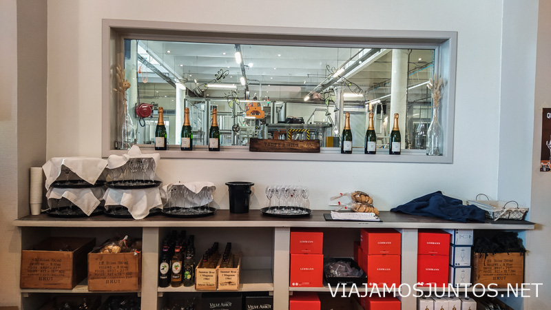 Bodega Veuve Amiot, Saumur, Valle del Loira: aprende sobre la producción de los crémants del Loira.