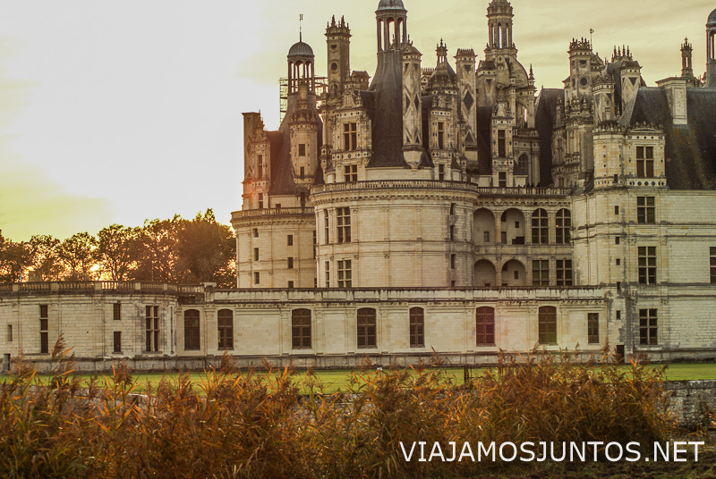 Castillo de Chambord - un inmenso castillo real en el Valle del Loira.
