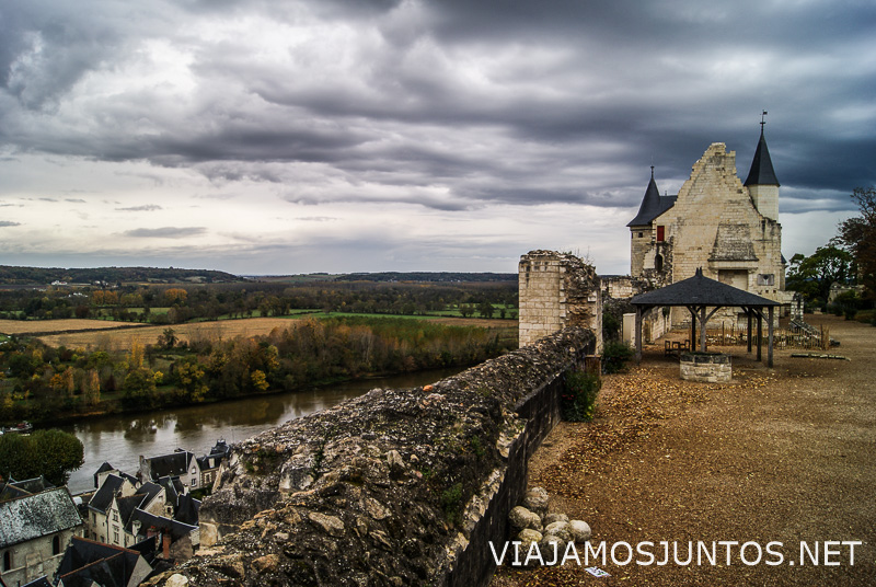 Castillo-fortaleza de Chinon.