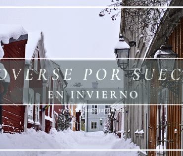 Moverse por Suecia en Invierno en transporte público o alquilando coche