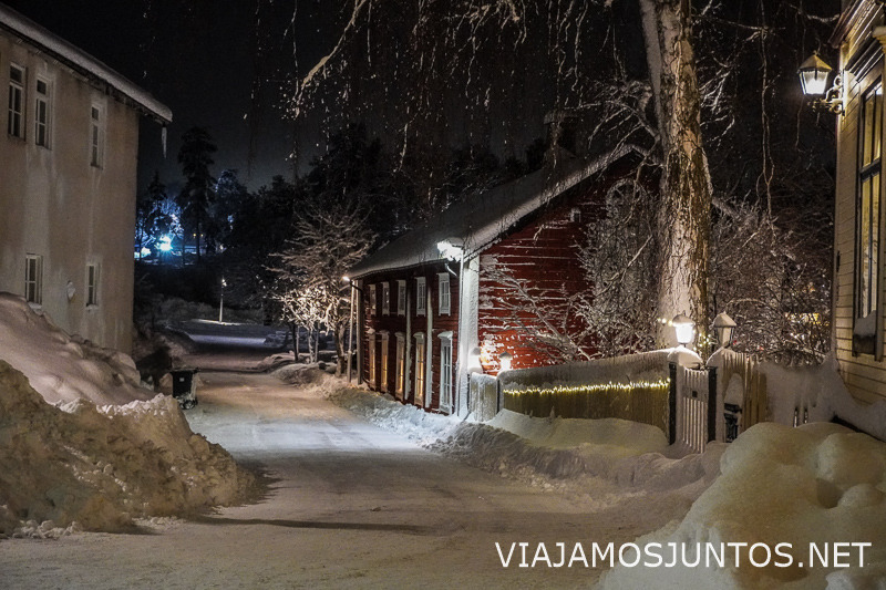 Viajar por Suecia en invierno: pisar nieve, andar por las calles mágicas, vivir con tranquilidad.