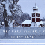 Iglesia nevada en Suecia