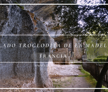 Poblado troglodita de la Madeleine en Francia Valle del Vézère