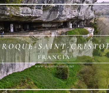 Visita a la Roque Saint Cristophe en Francia es un paseo por la prehistoria.